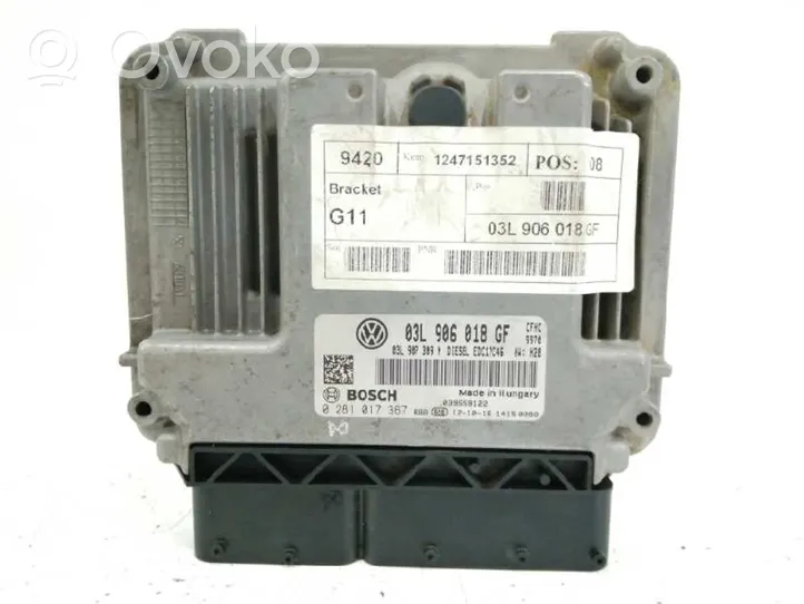 Volkswagen Scirocco Sterownik / Moduł ECU 03L906018GF