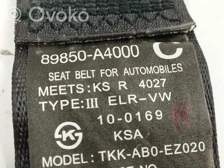 KIA Carens III Ceinture de sécurité arrière centrale (siège) 89850A4000