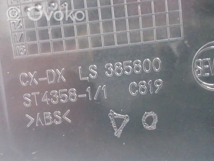 Peugeot Boxer Dysze / Kratki środkowego nawiewu deski rozdzielczej LS385800