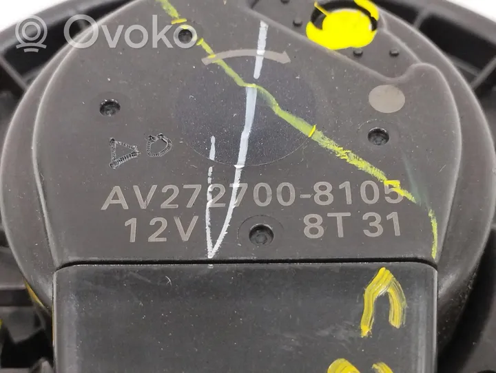 Toyota Verso Sisälämmityksen ilmastoinnin korin kotelo AV2727008105