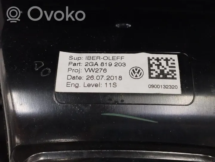 Volkswagen T-Roc Luftausströmer Lüftungsdüse Luftdüse Mitte 2GA819203