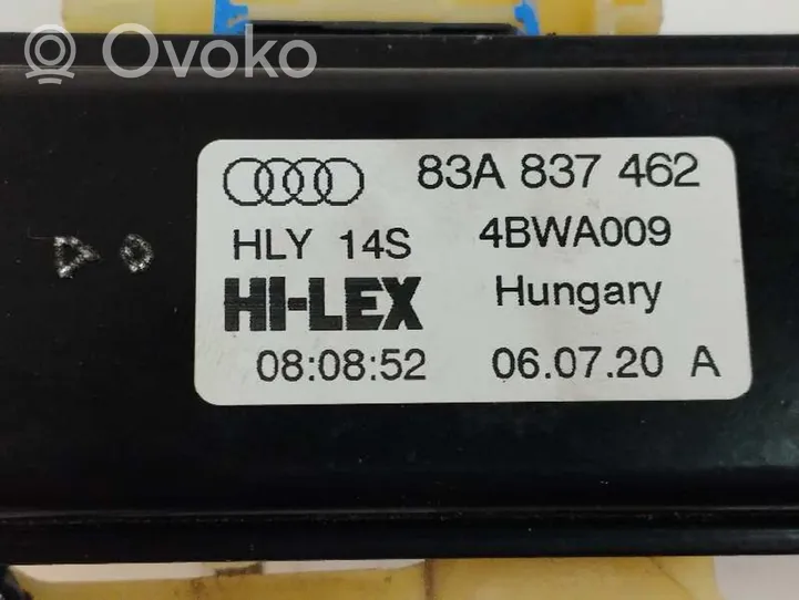 Audi Q3 F3 Etuoven sähkökäyttöinen ikkunan nostin 83A837462