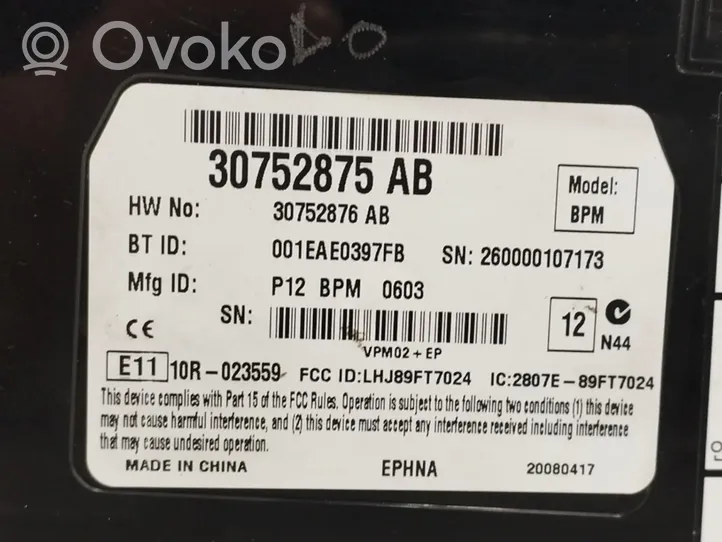 Volvo C30 Autres unités de commande / modules 30752875