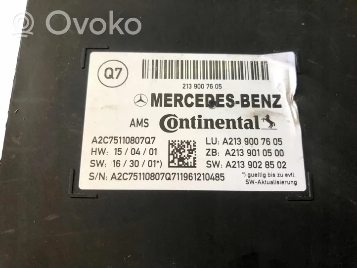 Mercedes-Benz E W213 Moottorinohjausyksikön sarja ja lukkosarja 2139007605