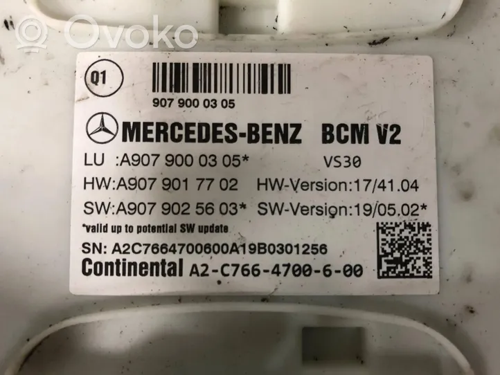 Mercedes-Benz Sprinter W907 W910 Moduł / Sterownik komfortu A9079000305