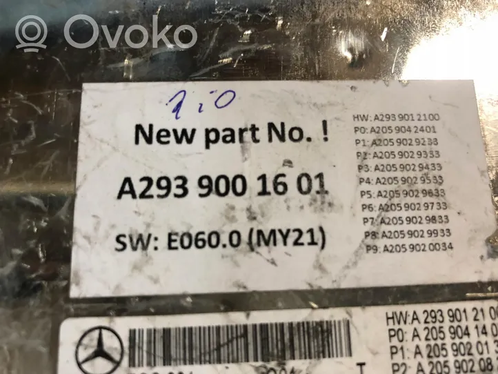 Mercedes-Benz EQC Kiti valdymo blokai/ moduliai A2939001601