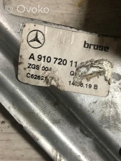 Mercedes-Benz Sprinter W901 W902 W903 W904 Etuoven ikkunan nostin moottorilla A9107201100