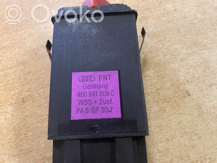 4B0941509C Audi A4 S4 B7 8E 8H Hazard light switch, 4.80 € RRR