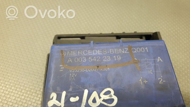 Mercedes-Benz A W176 Wiązka przewodów dodatnich a0035422319