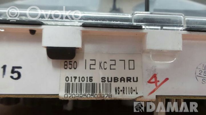 Subaru Vivio Compteur de vitesse tableau de bord 85012KC270