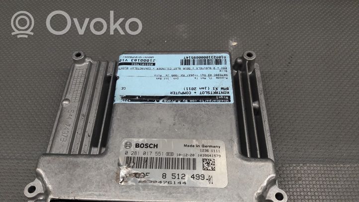 BMW X1 E84 Sterownik / Moduł ECU 0281017551