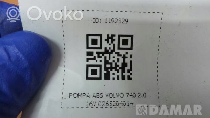 Volvo 740 ABS Pump 0265204014