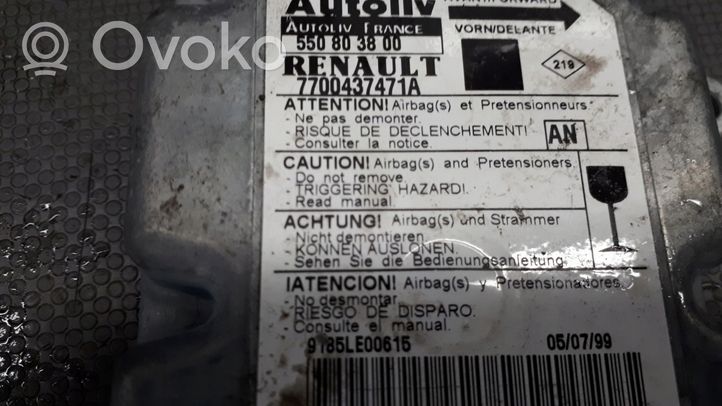 Renault Scenic I Airbag control unit/module 7700437471A