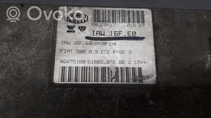 Fiat 500 Cinquecento Calculateur moteur ECU 46475180