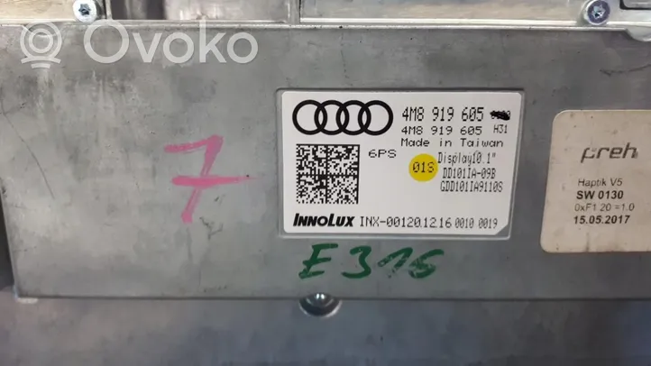 Audi Q8 Monitor / wyświetlacz / ekran 4M8919605