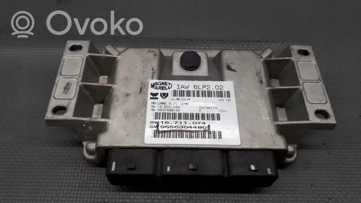 Citroen C3 Unité de commande, module ECU de moteur 9656304480