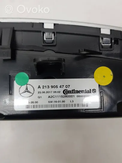Mercedes-Benz E W238 Centralina del climatizzatore A2139054707
