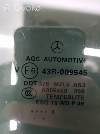 Mercedes-Benz ML W166 Szyba tylna 43R009545