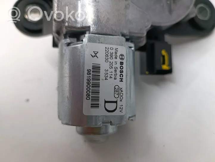 Peugeot 208 Motor del limpiaparabrisas trasero 9819900080