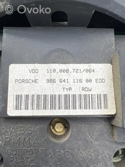 Porsche Boxster 986 Tachimetro (quadro strumenti) 110008721