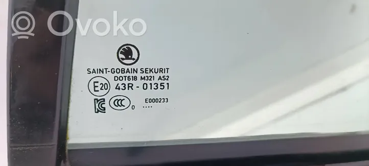 Skoda Scala Takakulmaikkunan ikkunalasi 43R01351