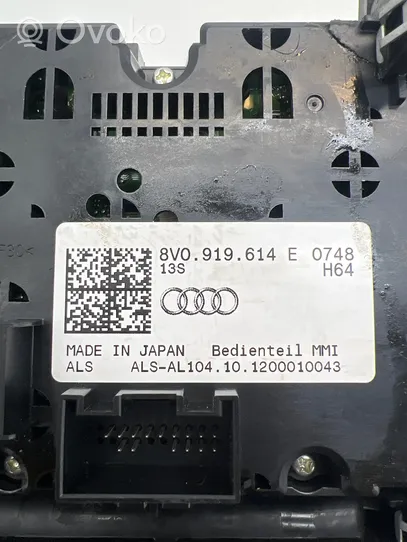 Audi A3 S3 8V Pääyksikkö multimedian ohjaus 8V0919614E