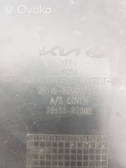 KIA Sportage Protezione anti spruzzi/sottoscocca del motore 29110R2000