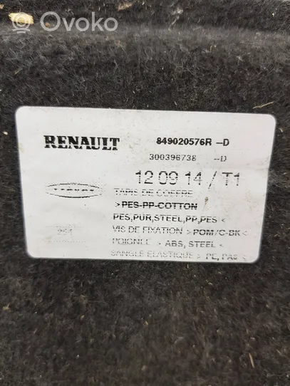 Renault Megane III Doublure de coffre arrière, tapis de sol 849020576R