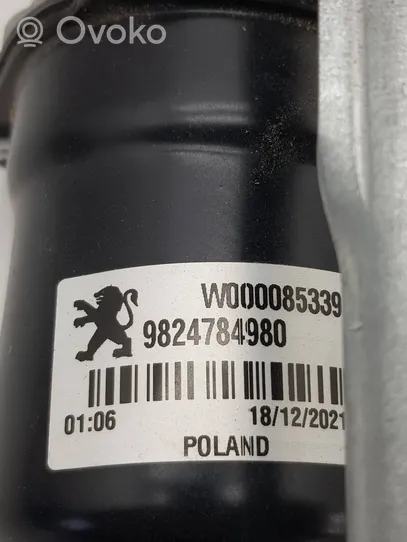 Peugeot 208 Mechanizm i silniczek wycieraczek szyby przedniej / czołowej 9824784980