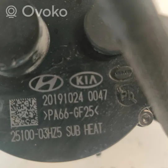 Hyundai Ioniq Pompa cyrkulacji / obiegu wody 2510003HZ5