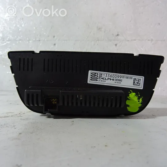 Opel Astra J Panel klimatyzacji 13360099