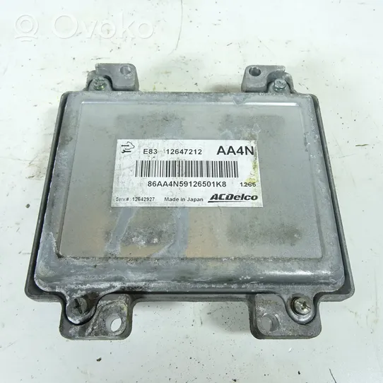 Opel Astra J Centralina/modulo motore ECU 12647212