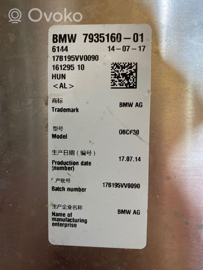 BMW 3 F30 F35 F31 Système de préchauffage du moteur 7935160