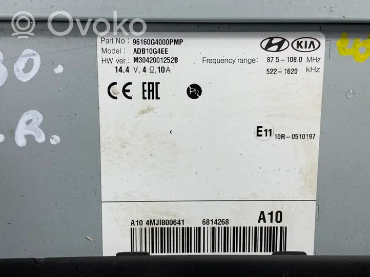 Hyundai i30 Radio/CD/DVD/GPS-pääyksikkö 96160G4000