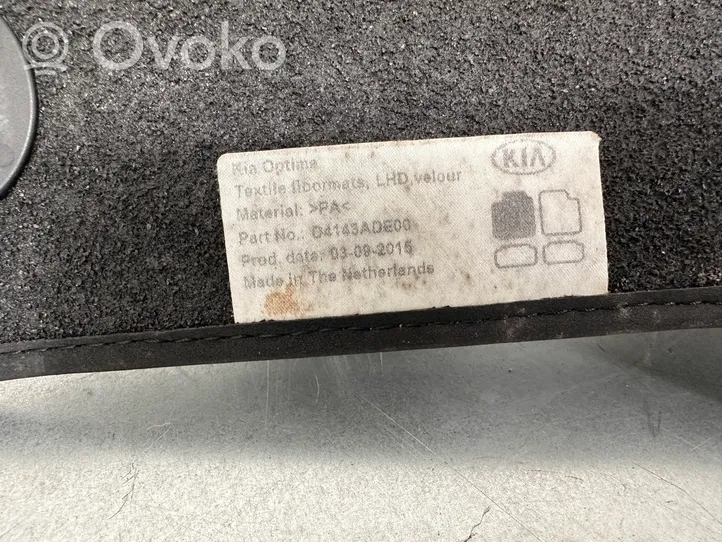 KIA Optima Kit tapis de sol auto D4143ADE00