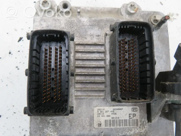 Opel Zafira A Unité de commande, module ECU de moteur 0261207448