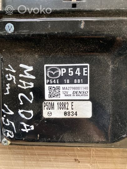 Mazda 2 Sterownik / Moduł ECU P54E18881