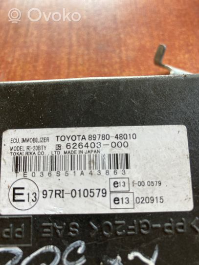 Lexus RX 300 Ajonestolaitteen ohjainlaite/moduuli 8978048010