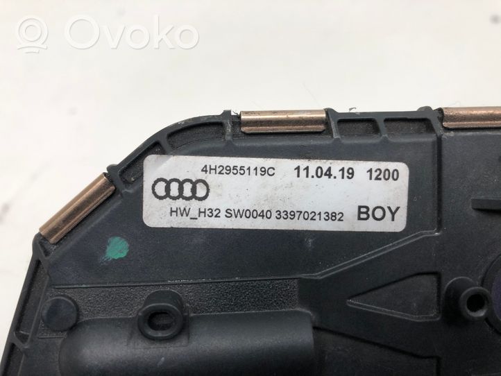 Audi A8 S8 D4 4H Etupyyhkimen vivusto ja moottori 4H295519C