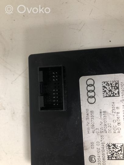 Audi A6 S6 C6 4F Beraktės sistemos KESSY (keyless) valdymo blokas/ modulis 4L0907335B