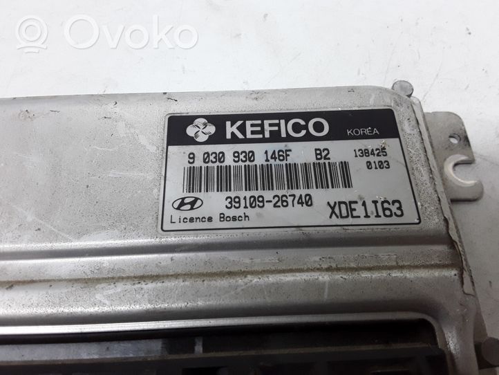 Hyundai Elantra Kit centralina motore ECU e serratura 3910926740