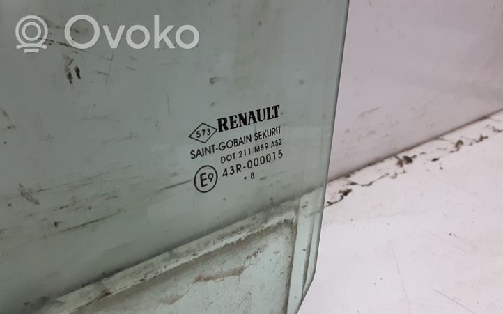 Renault Modus Pagrindinis galinių durų stiklas 43R000015