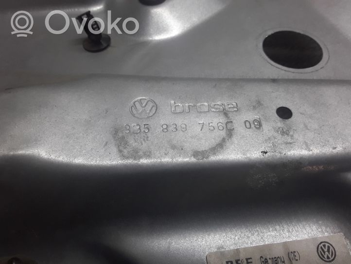 Volkswagen PASSAT B5.5 Takaoven ikkunan nostin moottorilla 3B5839756C