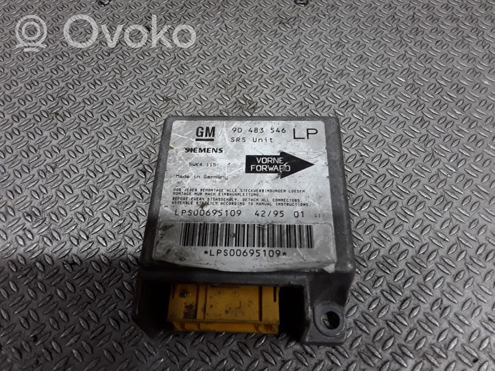 Opel Tigra A Module de contrôle airbag 90483546LP