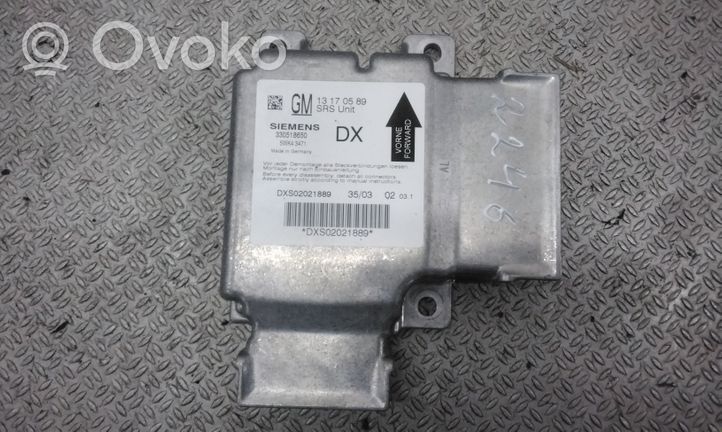 Opel Signum Gaisa spilvenu vadības bloks 13170589