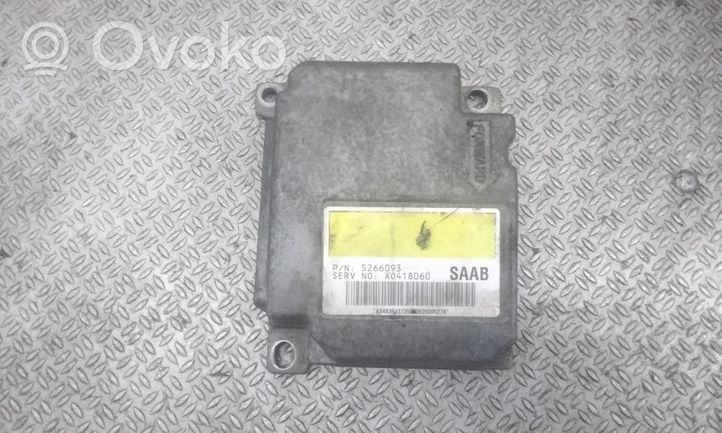 Saab 9-5 Centralina/modulo airbag 5266093