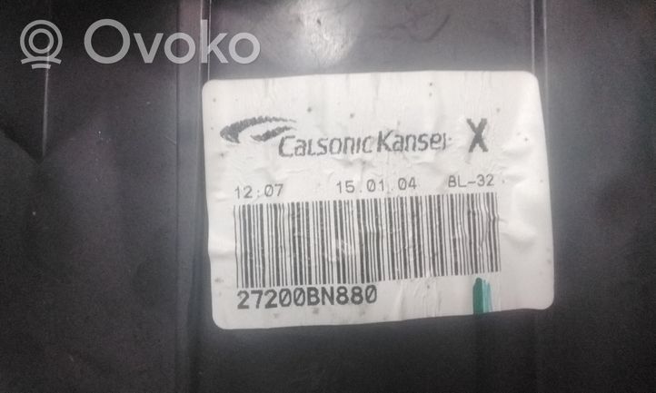 Nissan Almera N16 Ventola riscaldamento/ventilatore abitacolo 27200BN880