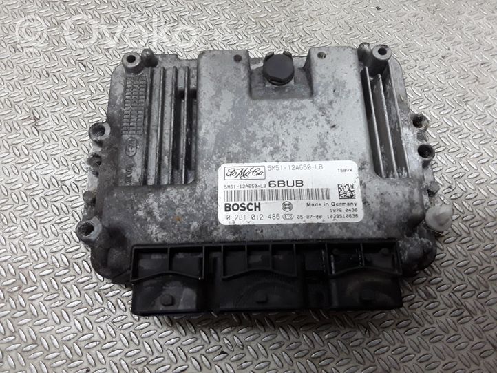 Ford Focus C-MAX Engine control unit/module 0281012486