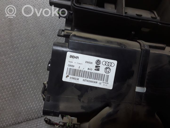 Volkswagen Polo IV 9N3 Interior heater climate box assembly 6Q1820003KR