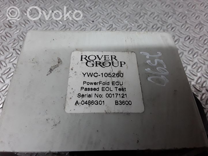 Land Rover Discovery Modulo di controllo degli specchietti retrovisori YWC105260